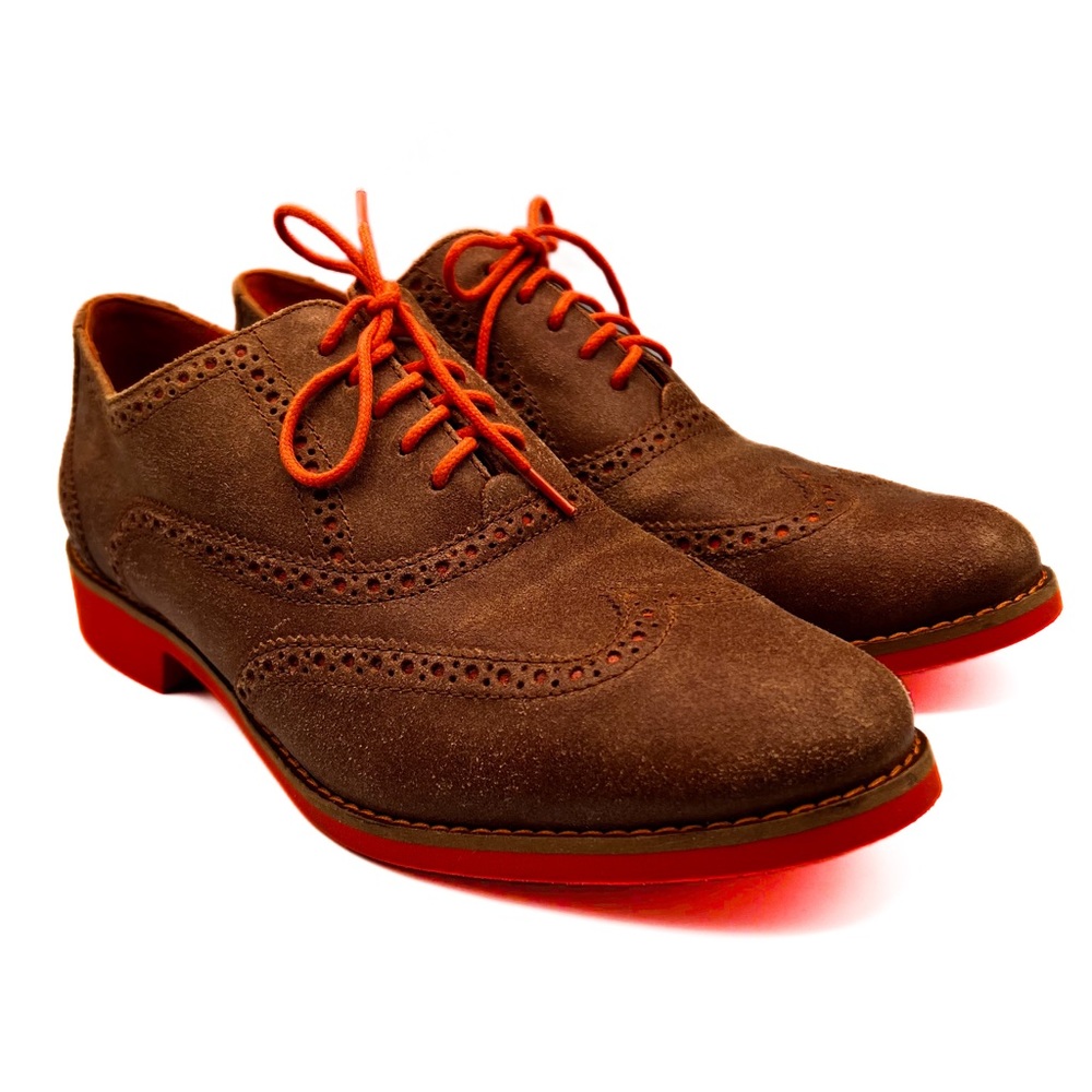 Cole Haan Brown and Orange Flats - Picture 6 of 16
